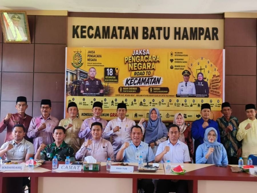 Kawal Anggaran Desa, Perwakilan Wadanramil 01/Bangko Dukung Program JPN Kejari Rohil