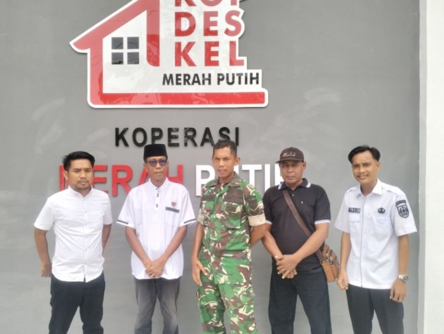 KDKMP Bagan Punak Meranti Rampung 100%, Babinsa dan Perangkat Desa Lakukan Pengawasan Ketat