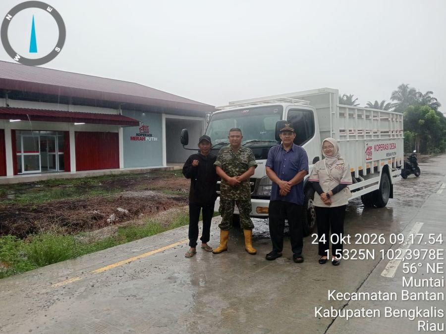 KDKMP Muntai Barat Terima Truk Mitsubishi dan 4 APAR untuk Operasional