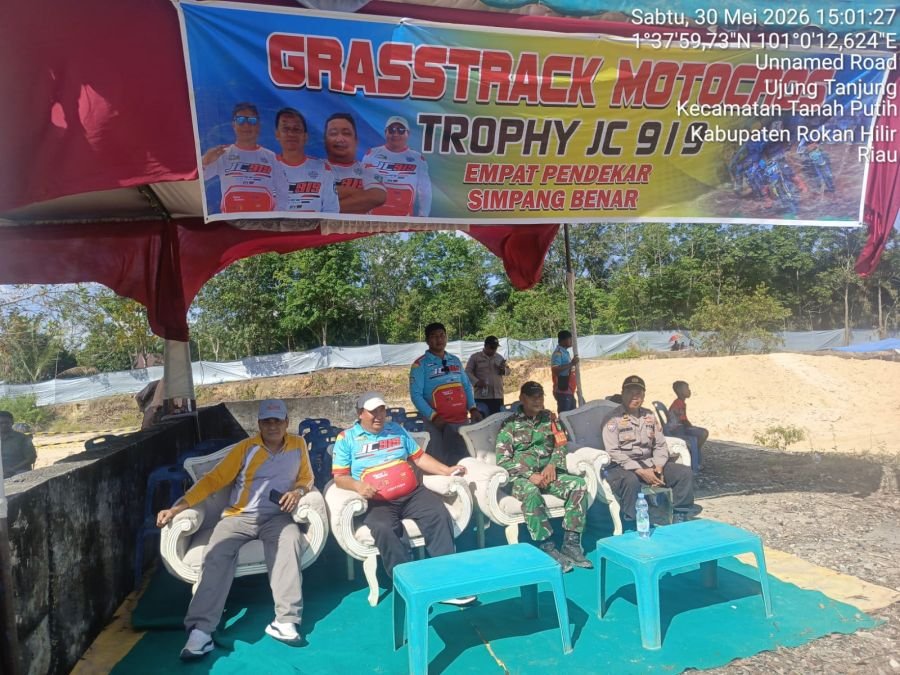 kegiatan Grass track Motorcros Trophy di kep.Ujung Tanjung Kec.Tanah Putih.Kab.Rohil