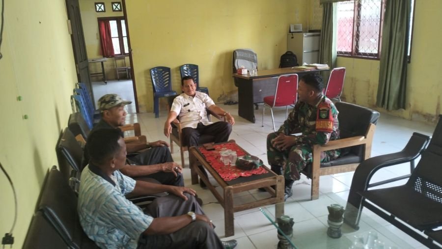 kegiatan Komunikasi Sosial di Kel Sungai Rangau, wilayah Koramil 0321-02/TP.