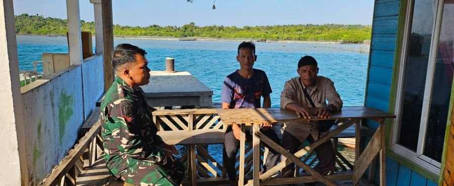 KEGIATAN PENYAMPAIAN HIMBAUAN KEWASPADAAN ANGIN SELATAN KEPADA MASYARAKAT NELAYAN DESA PENA AH