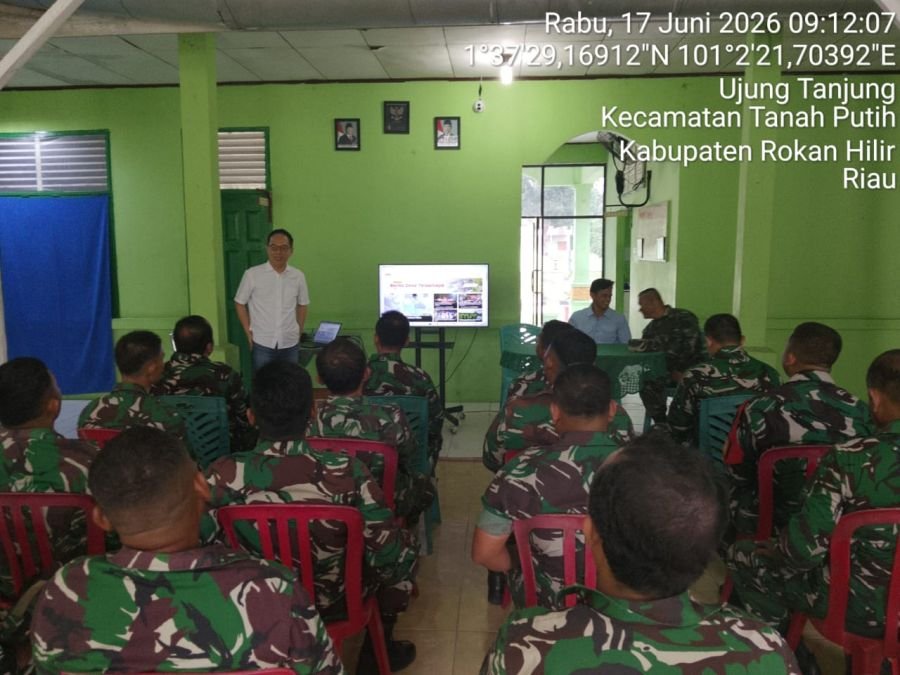 Kegiatan Sosialisasi JMDN (Jaringan Media Desa Nusantara) di Aula Koramil 02/TP.