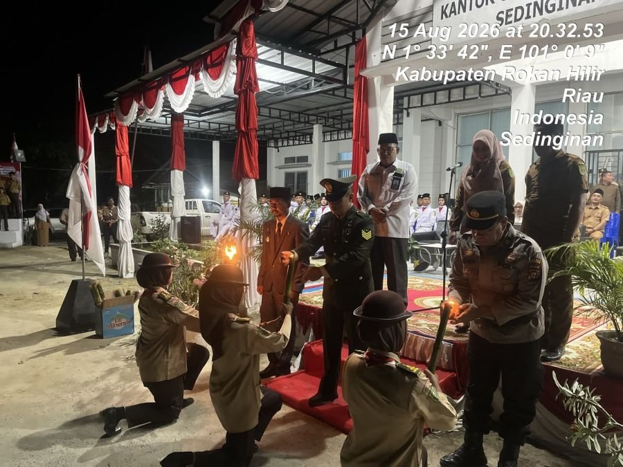 Kegiatan Upacara Pengukuhan Pasukan Pengibaran Bendera Dalam Rangka Hari Kemerdekaan RI Ke 81