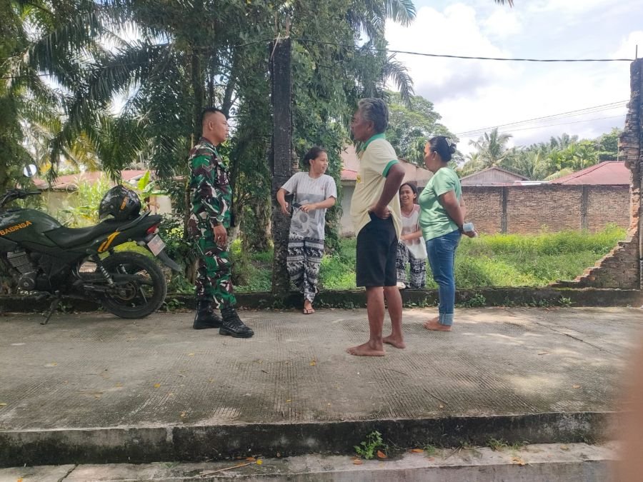 Kehadiran Babinsa Disambut Positif, Warga Tanjung Rhu Siap Bersinergi Menjaga Kamtibmas
