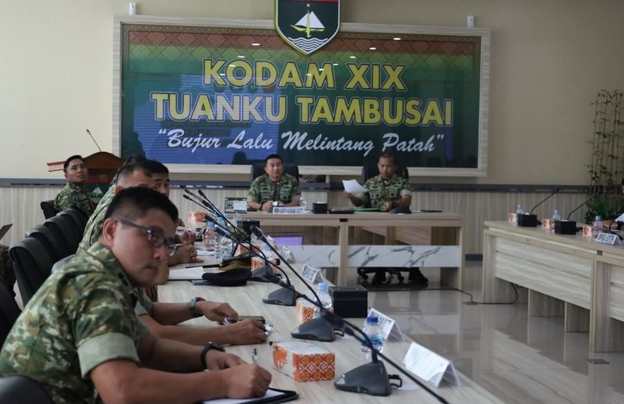 Kodam XIX Tuanku Tambusai Gelar Laporan Awal, Satgasyon 132/Bima Sakti 2026 Dinyatakan Siap Operasi