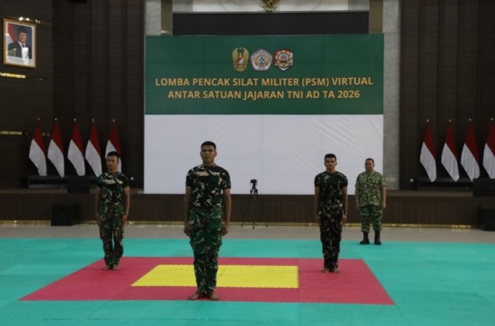 Kodam XIX Tuanku Tambusai Matangkan Atlet Jelang Lomba Silat TNI AD