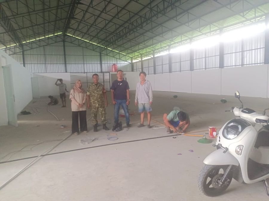 Kodim 0301/Pekanbaru Kawal Pembangunan KDKMP Palas, Progres Capai 81,48 Persen