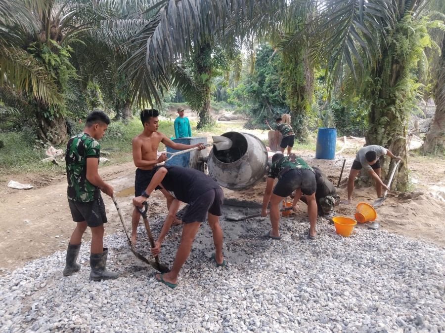 Kodim 0302/Inhu Bangun Tiga Jembatan di Inhu dan Kuansing: Buka Akses dan Dorong Ekonomi Masyarakat