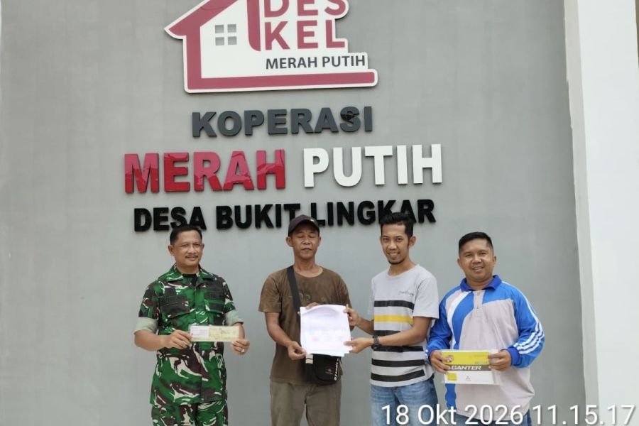 Kodim 0302/INHU Perkuat Operasional Koperasi Merah Putih di Batang Cenaku