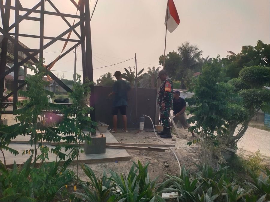 Kodim 0303/Bengkalis Hadirkan Solusi Air Bersih, Bantu Penuhi Kebutuhan Masyarakat