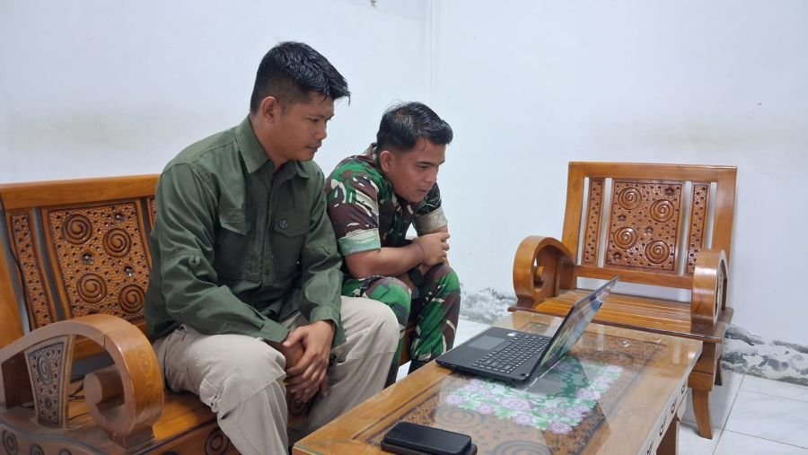 Kodim 0303/Bengkalis Ikuti Vidcon Pertajaman Media Sosial Jajaran Korem 031/Wirabima