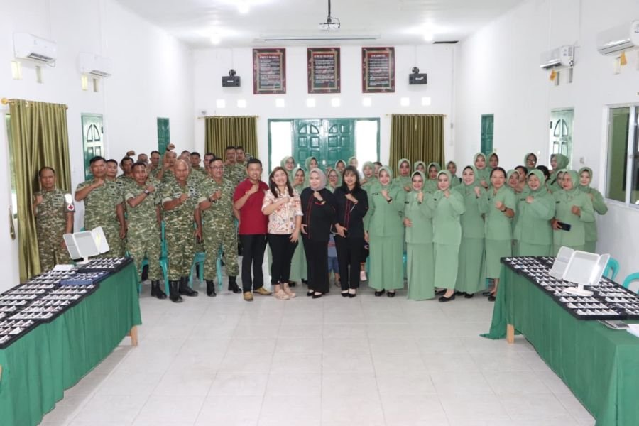 Kodim 0317/TBK Gelar Skrining Mata, Dukung Kesiapan Personel