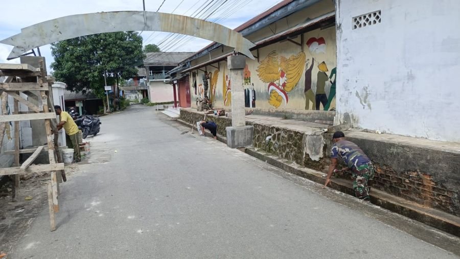 Kodim 0317/Tbk Gencarkan Pembuatan Kampung Pancasila di Pangke