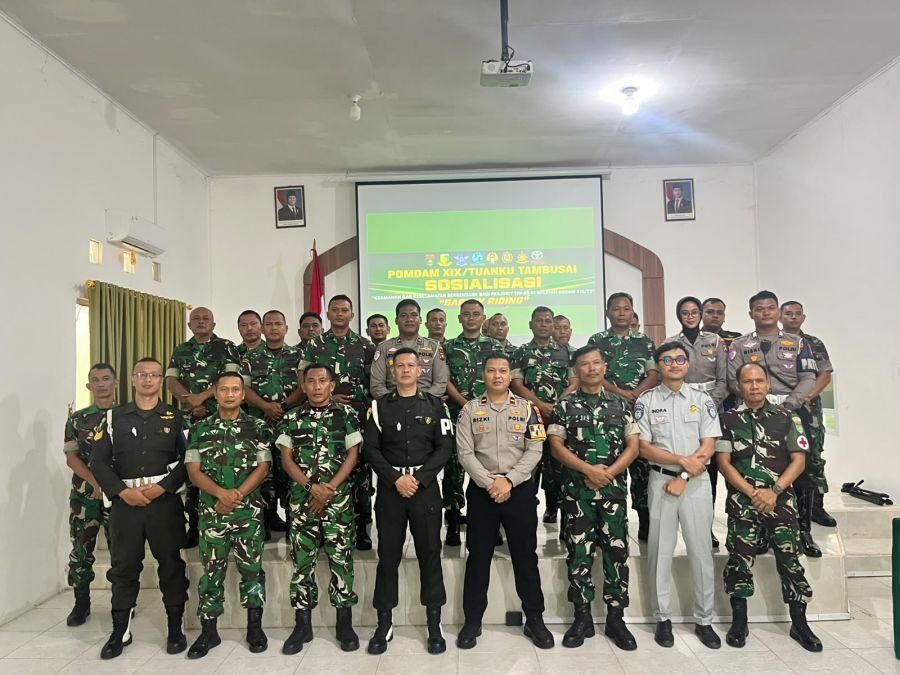 Kodim 0317/TBK Perketat Disiplin Prajurit Lewat Safety Riding