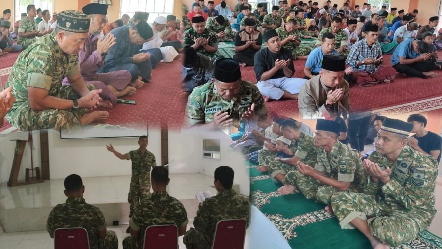 Kodim 0317/TBK Satukan Doa Bersama Sambut HUT Kodam XIX/TT