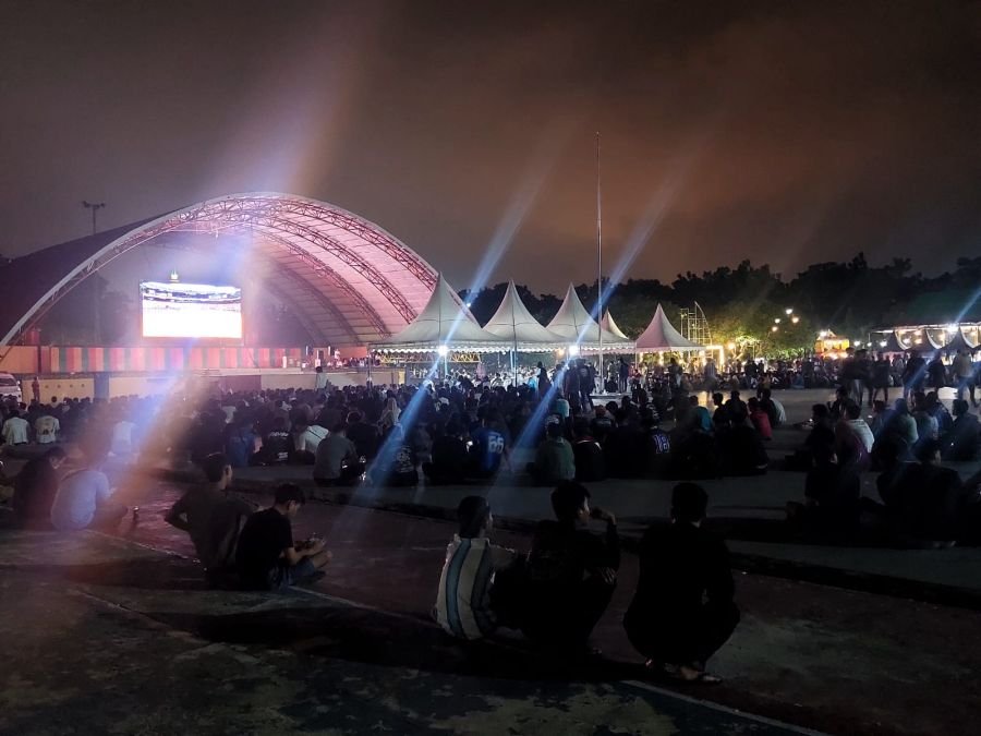 Kodim 0320/Dumai Gelar Nobar Final Piala Dunia 2026 Bersama Masyarakat, Perkuat Kebersamaan dan Sema