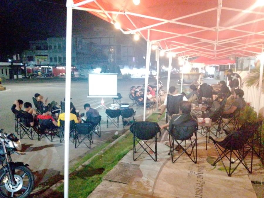 Kodim 0320/Dumai Gelar Nobar Serentak di Tiga Lokasi, Perkuat Kebersamaan dan Semangat Nasionalisme