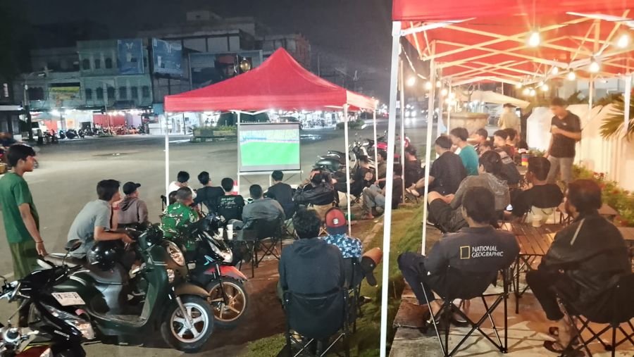 Kodim 0320/Dumai Gelar Nonton Bareng Bersama Masyarakat, Pererat Kebersamaan dan Silaturahmi