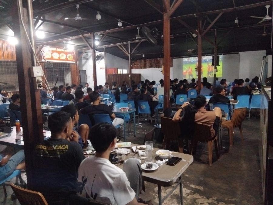Kodim 0320/Dumai Gelar Nonton Bareng Piala Dunia Bersama Warga, Pererat Sinergi TNI dan Masyarakat