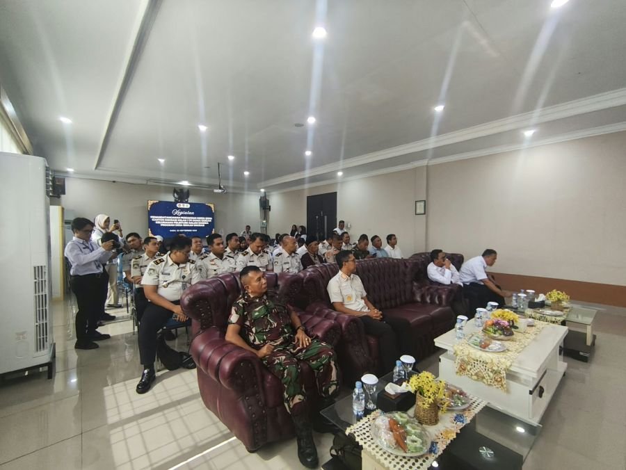 Kodim 0320/Dumai Hadiri Penandatanganan PKS Program Desa Binaan Imigrasi di Kelurahan Pelintung