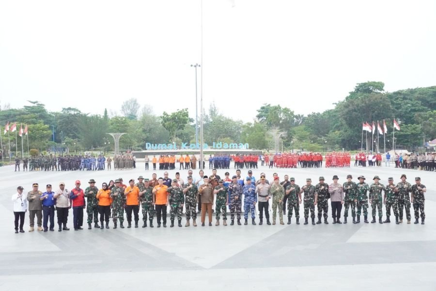 Kodim 0320/Dumai Ikuti Apel Gelar Kesiapsiagaan Karhutla, Perkuat Sinergi Penanggulangan Kebakaran