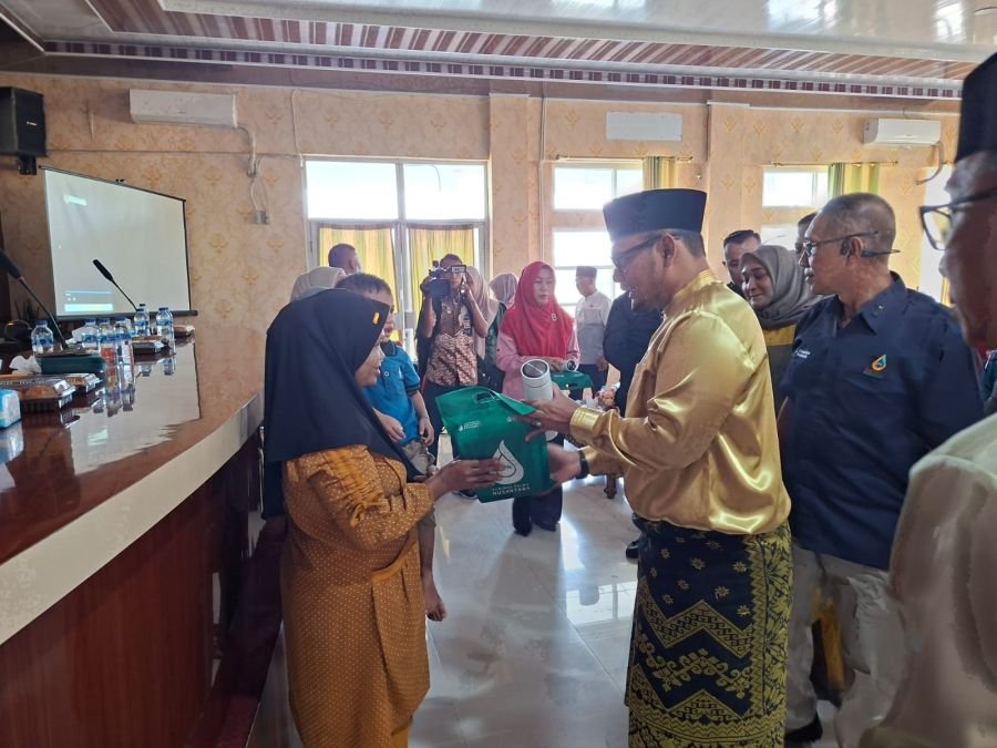 Kodim 0321/Rohil Dukung Bantuan PKMK Agrinas untuk Anak Penderita Stunting