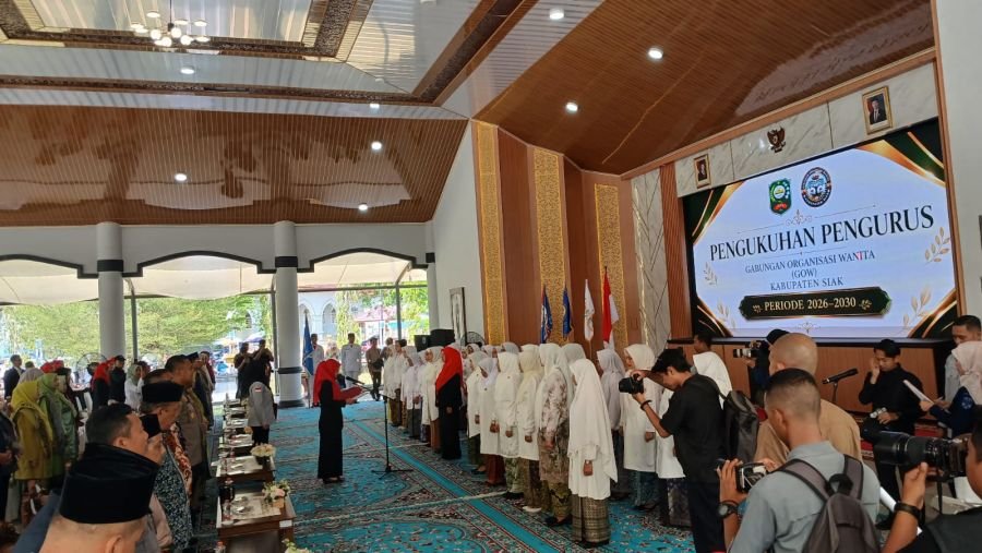 Kodim 0322/Siak Dukung Pelantikan YJI, GOW, PUSDATIN PUANRI, dan Launching Program 5 Hari Sekolah