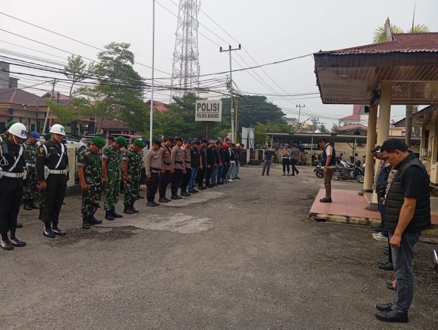 Kodim Rohil dan Polres Gelar Razia Narkoba, Lima Orang Positif Urine
