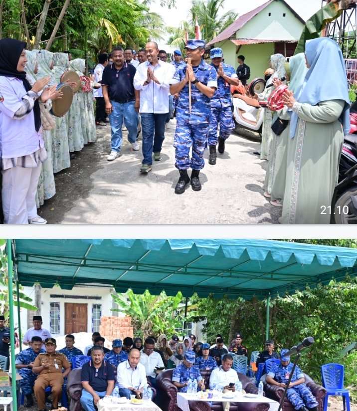 Kolaborasi Lanud RSN Membangun Rumah Tinggal Layak Huni