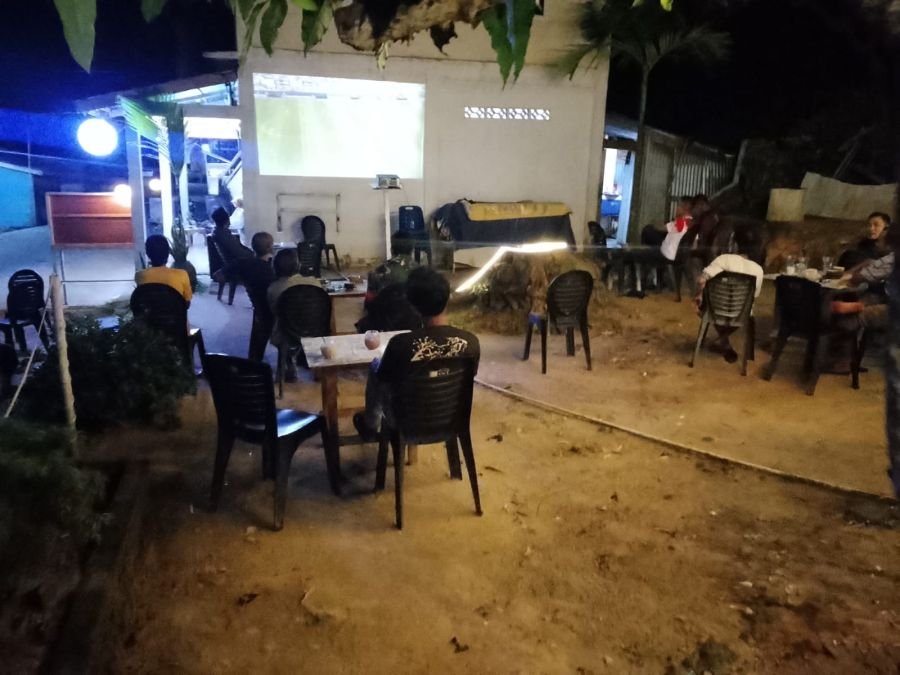 Komandan Koramil 07/Tambelan Ajak Warga Nobar Piala Dunia 2026