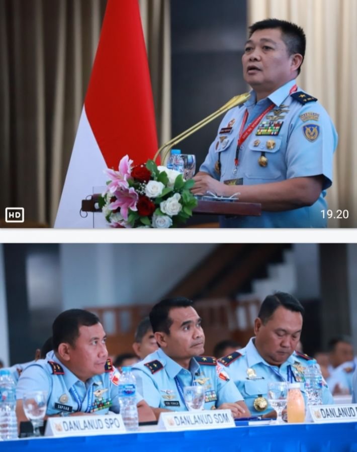 Komitmen Dukung Budaya Keselamatan TNI AU, Danlanud Rsn Hadiri Rakornis Laiklambangja 2025