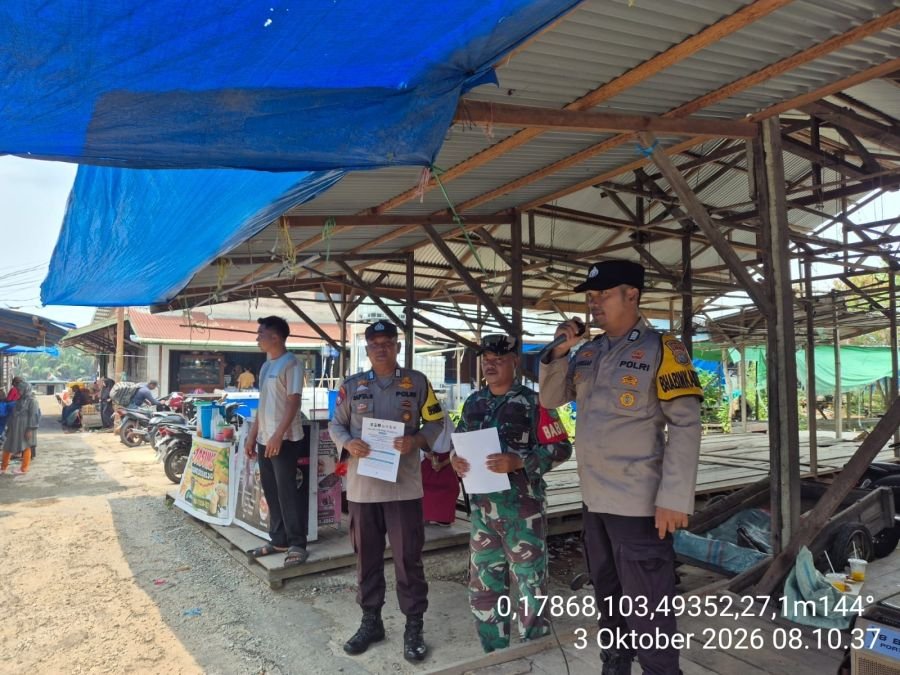 TNI-Polri Patroli Karhutla di Pelangiran, Warga Diingatkan Tak Bakar Lahan