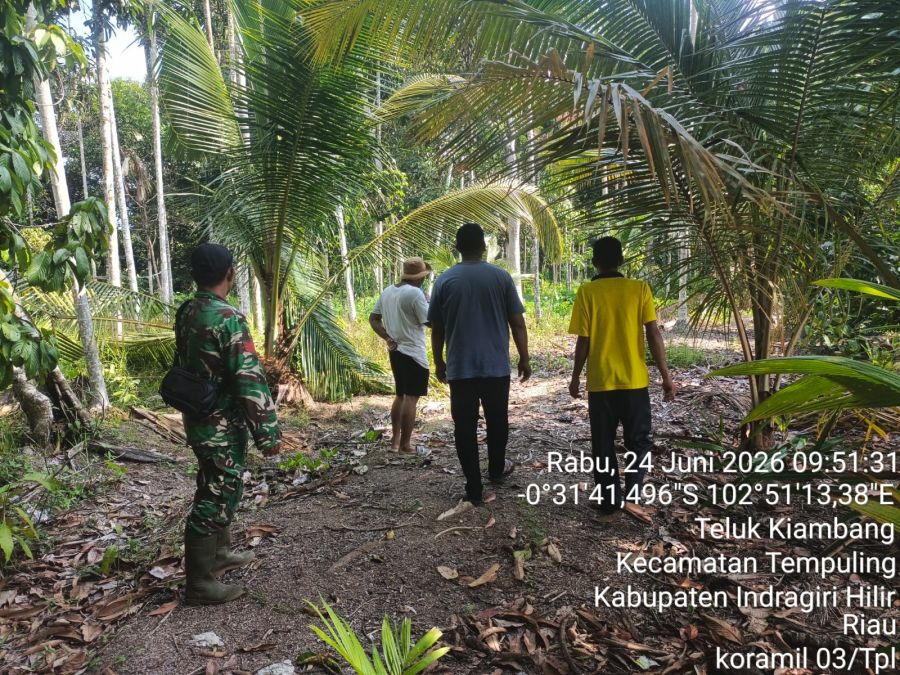 Komsos Babinsa 03/Tpl Perkuat Peran Pemuda dalam Menjaga Kondusivitas