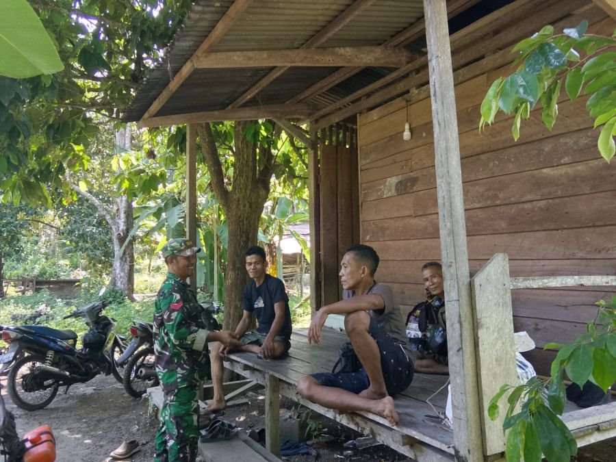Komsos Babinsa Bangun Kedekatan, Warga Dungun Baru Sampaikan Aspirasi