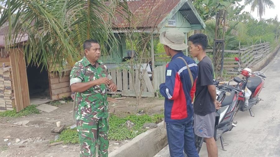 Komsos Babinsa di Kampung Pancasila, Perkuat Kebersamaan dan Semangat Gotong Royong Warga