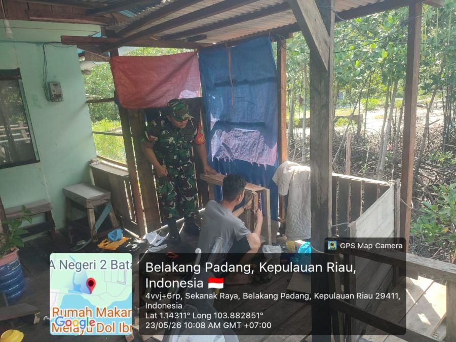 Komsos Babinsa Dorong Kekompakan dan Kebersihan Lingkungan