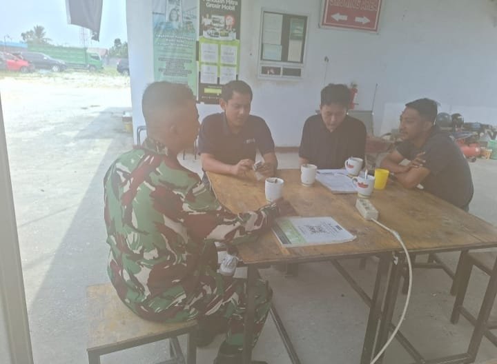 Komsos Babinsa Koramil 06/Sukajadi, Matangkan Persiapan HUT RI ke-81