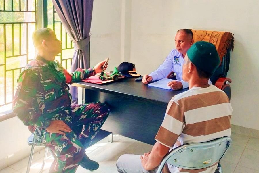 Komsos, Babinsa Koramil 10 Kunto Darussalam Kodim 0313/KPR: Kami hadir Sebagai Sahabat
