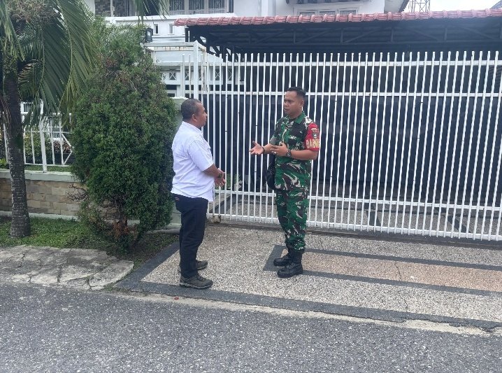 Komsos Babinsa Mentangor Pererat Sinergi dengan Tokoh Masyarakat Demi Kamtibmas Kondusif