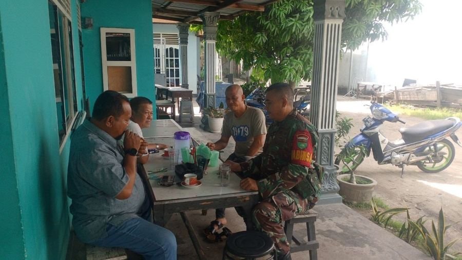 Komsos Babinsa Tirta Siak Jadi Wadah Serap Aspirasi dan Perkuat Sinergi dengan Masyarakat