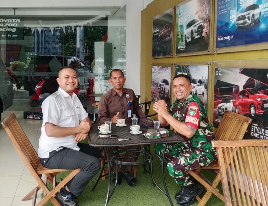 Komsos Babinsa, Wujudkan Sinergi TNI dan Dunia Usaha di Pekanbaru