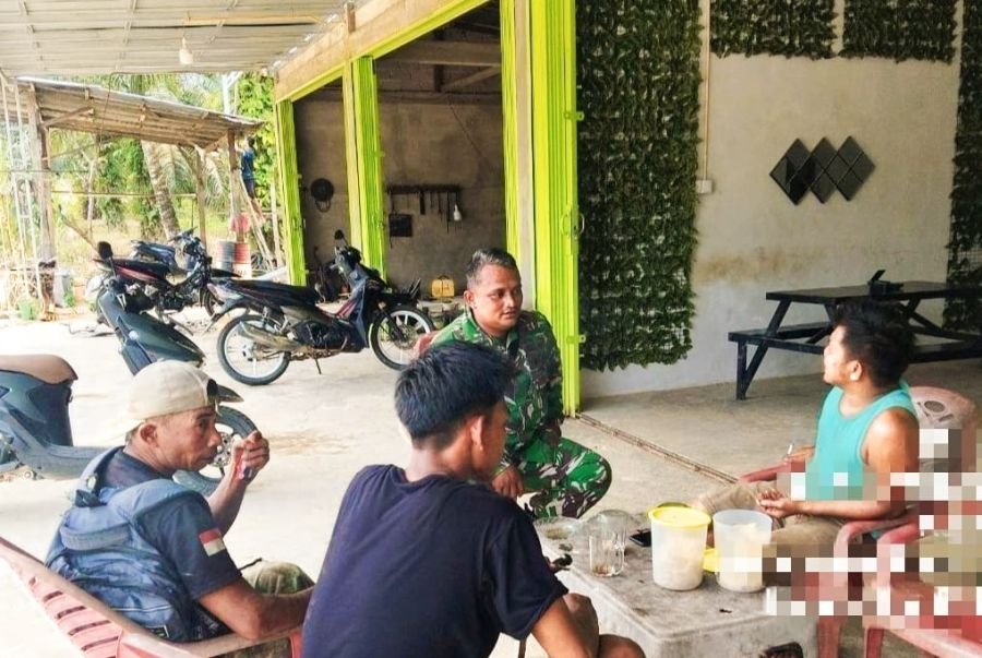 Komsos bersama Warga, Ini Pesan Kopda Dariono