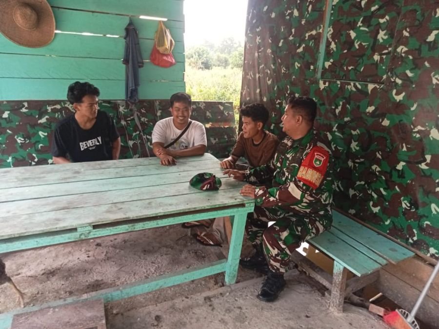 Komsos Koptu Erwinsyah Perkuat Kedekatan TNI dan Pemuda Rupat