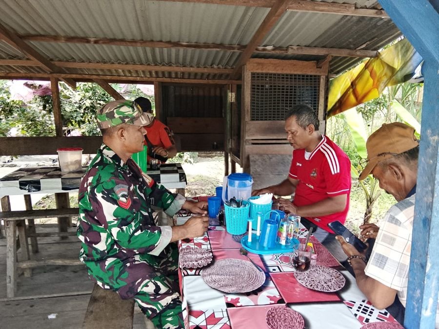 Komsos Koptu Jumirin di Dungun Baru Tekankan Kekompakan Warga