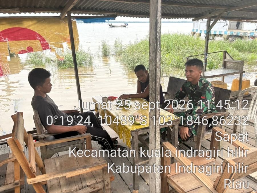 Komsos Lancar, Babinsa Koramil 04/Kuindra dan Warga Komitmen Jaga Kondusifitas Wilayah Binaan