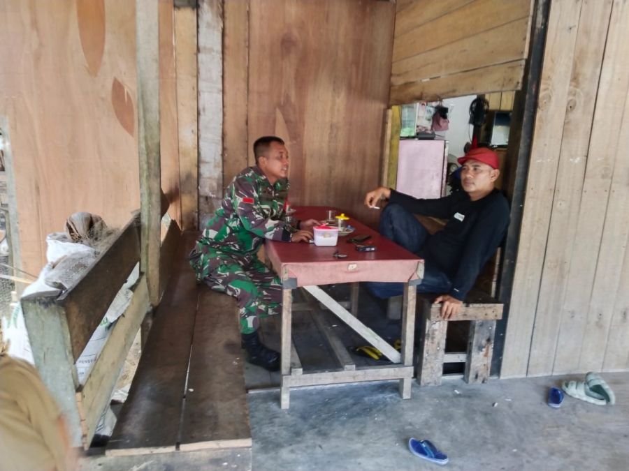 Komsos, Media Babinsa Untuk Jalin Silaturahmi Bersama Warga Binaan