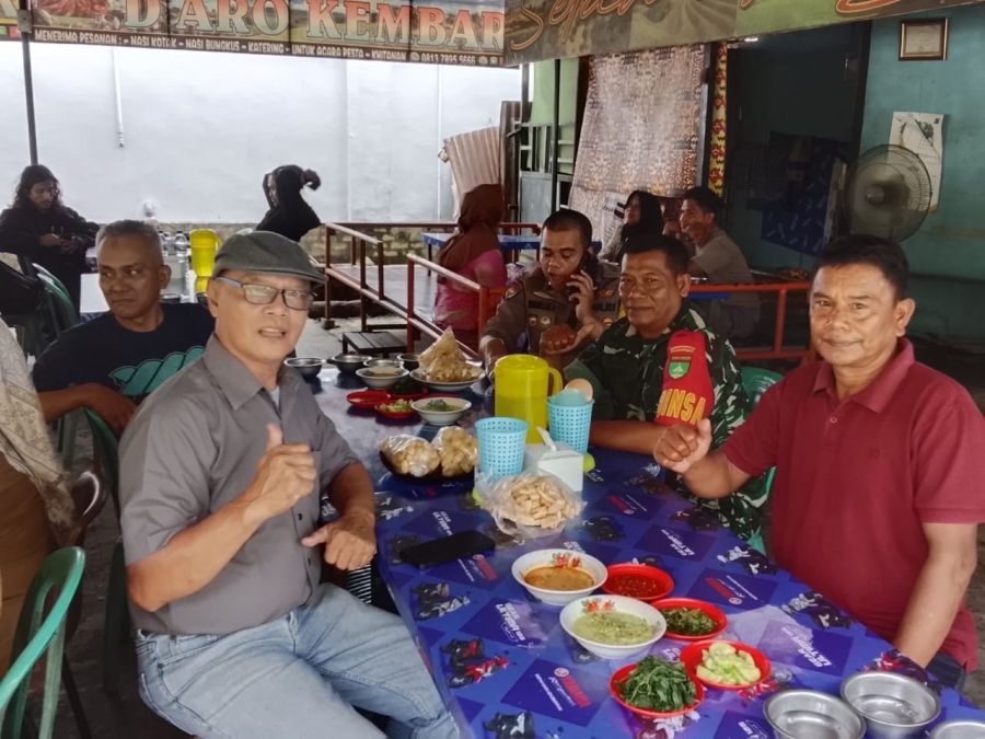 Komsos Penuh Keakraban, Babinsa Bangun Kolaborasi untuk Tangkerang Selatan