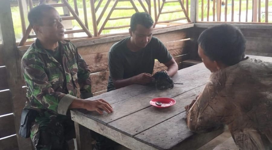 Komsos Produktif di Parit Rubba, Serka Maihasan Apresiasi Warga Benteng Tetap Kompak
