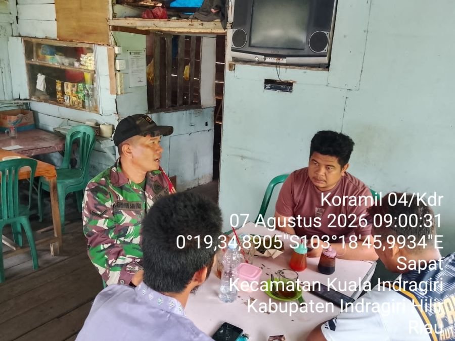 Komsos Rutin, Serda Erwin Savitri Ajak Warga Sapat Jaga Kerukunan Dan Nasionalisme